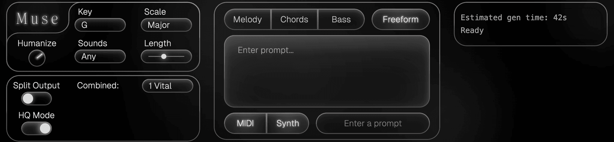 Muse M4L Interface