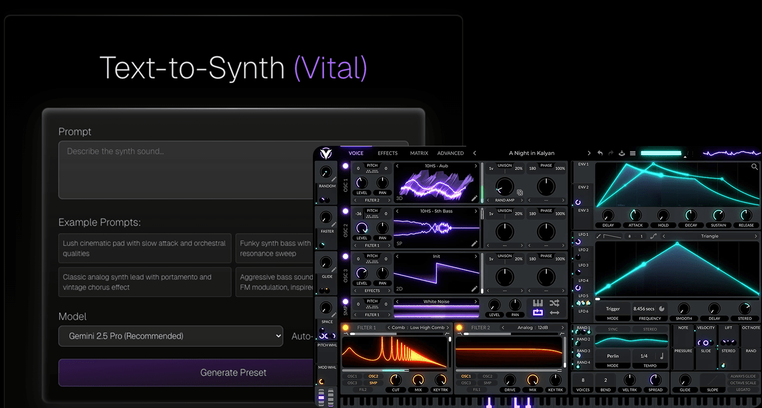Vital Presets UI